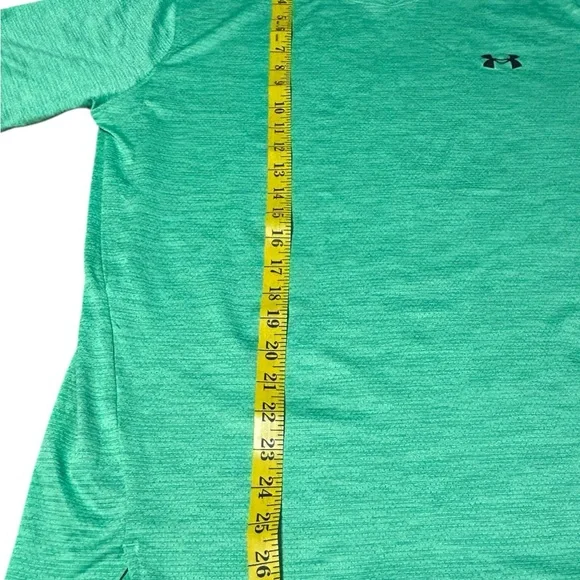 Under Armour HeatGear Green Athletic Training T Shirt Mens Large - Picture 8 of 13
